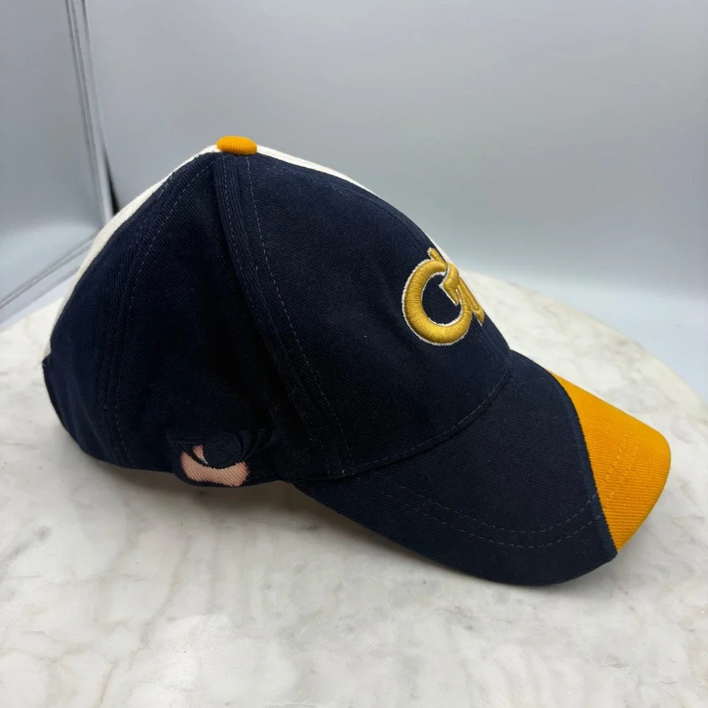 Vintage Georgia Tech‎ Yellow Jackets Hat Buzz Cap Mens 90s Y2K Top of the World